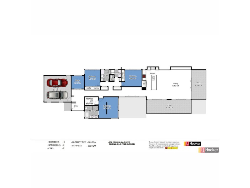 738 Peninsula Drive, Robina QLD 4226 Floorplan