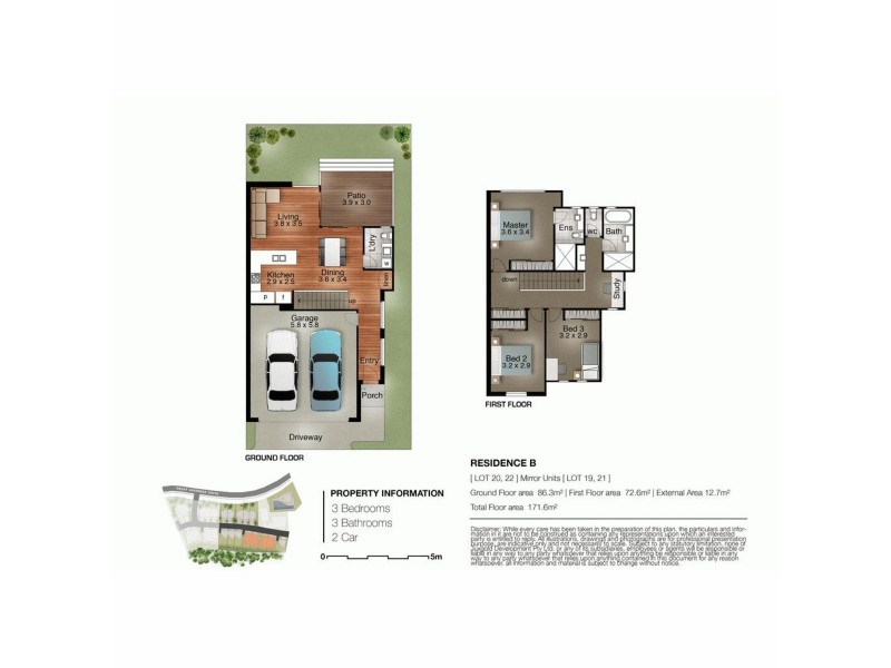 22/17 Great Southern Drive, Robina QLD 4226 Floorplan