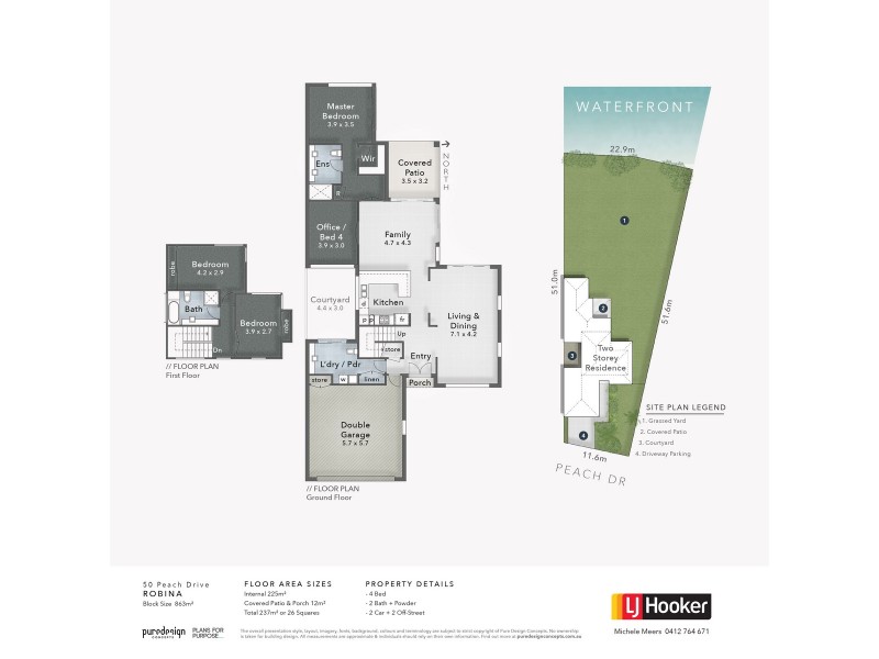 50 Peach Drive, Robina QLD 4226 Floorplan