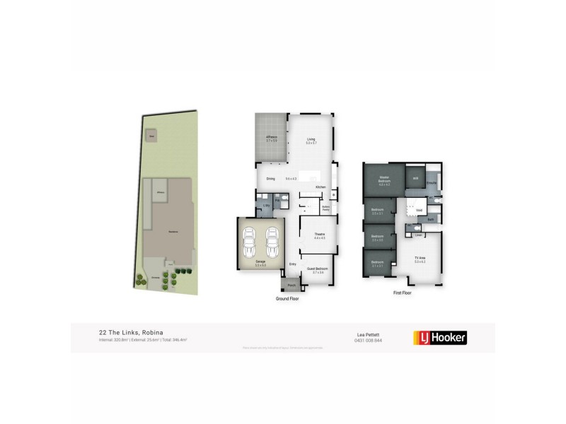 22 The Links, Robina QLD 4226 Floorplan