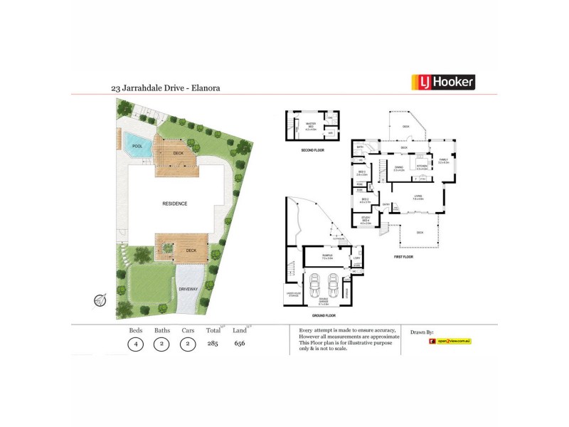 23 Jarrahdale Drive, Elanora QLD 4221 Floorplan