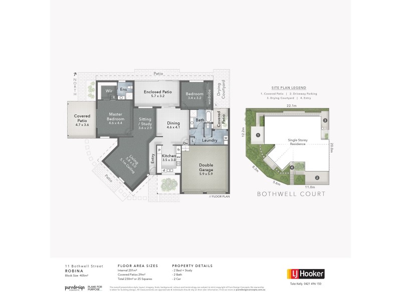 11 Bothwell Street, Robina QLD 4226 Floorplan