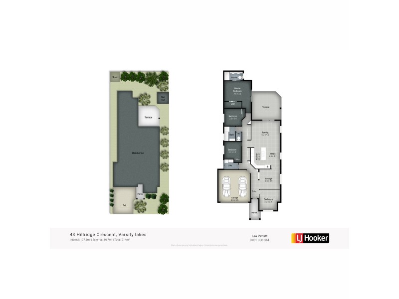 43 Hillridge Crescent, Varsity Lakes QLD 4227 Floorplan