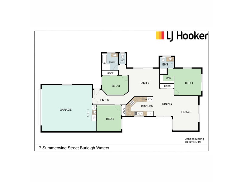 7 Summerwine Street, Burleigh Waters QLD 4220 Floorplan