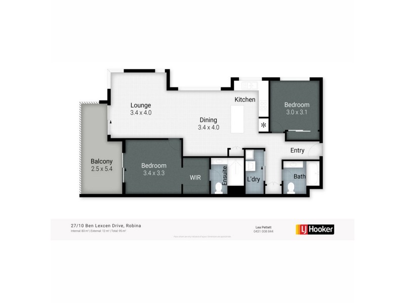 27/10 Ben Lexcen Place, Robina QLD 4226 Floorplan