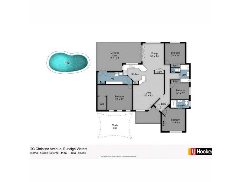 193 Christine Avenue, Burleigh Waters QLD 4220 Floorplan