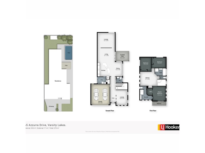 65 Azzurra Drive, Varsity Lakes QLD 4227 Floorplan