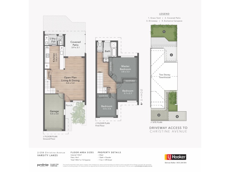 2/258 Christine Avenue, Varsity Lakes QLD 4227 Floorplan