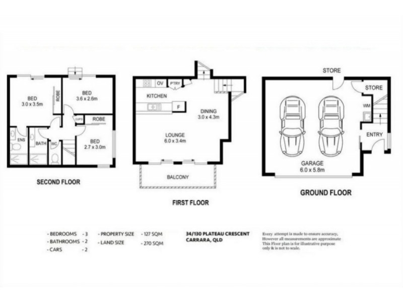 34/130 Plateau Crescent, Carrara QLD 4211