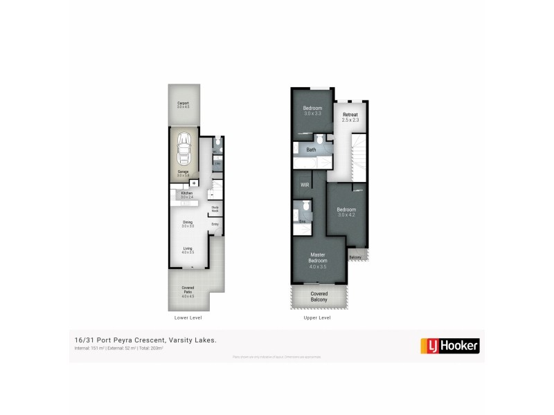 16/31 Port Peyra Crescent, Varsity Lakes QLD 4227 Floorplan
