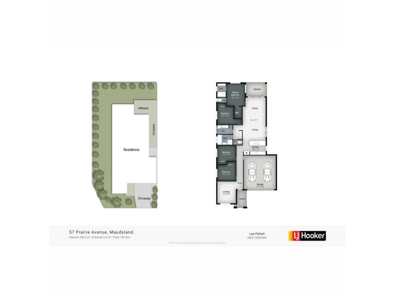 57 Prairie Avenue, Maudsland QLD 4210 Floorplan