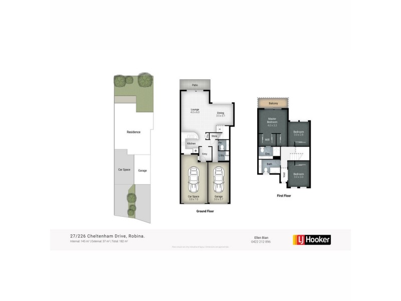 27/226 Cheltenham Drive, Robina QLD 4226 Floorplan