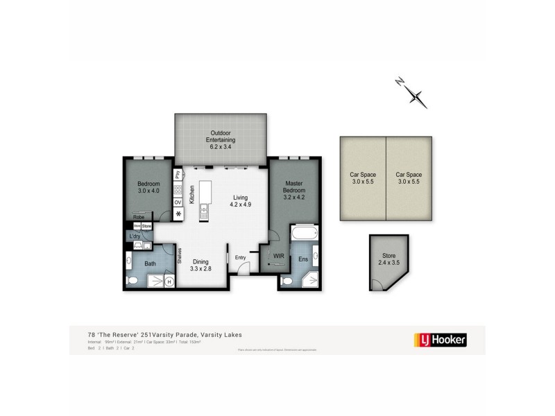 78/251 Varsity Parade, Varsity Lakes QLD 4227 Floorplan