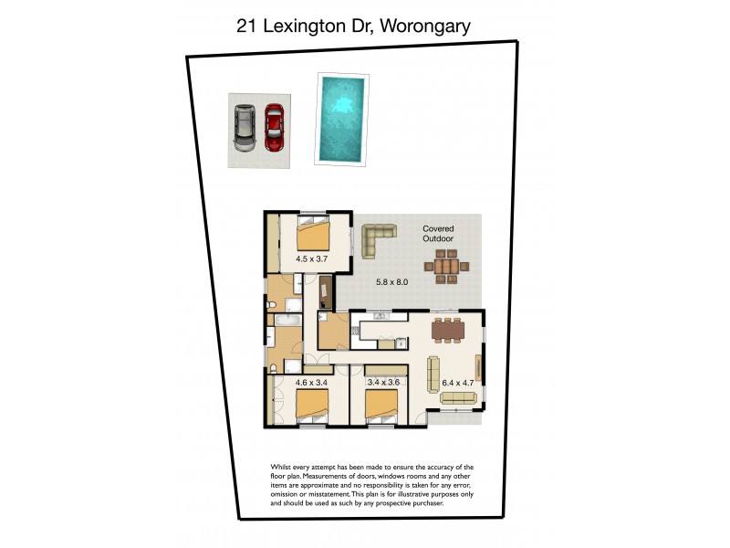 21 Lexington Drive, Worongary QLD 4213 Floorplan