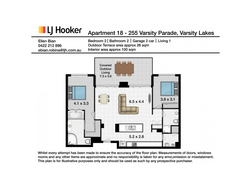 18/255 Varsity Parade, Varsity Lakes QLD 4227 Floorplan