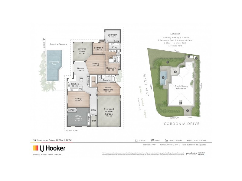 39 Gordonia Drive, Reedy Creek QLD 4227 Floorplan