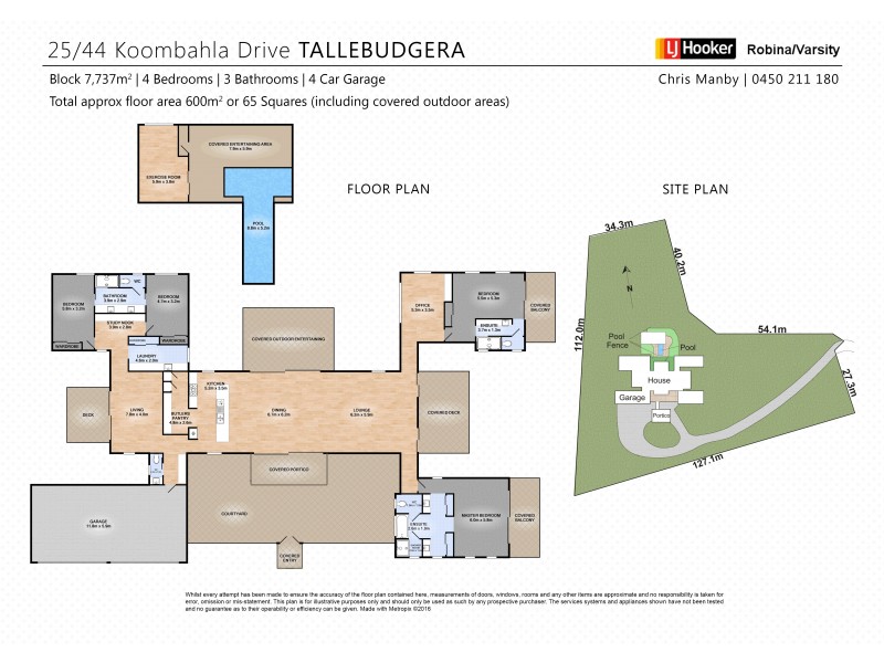 25/44 Koombahla Drive, Tallebudgera QLD 4228 Floorplan