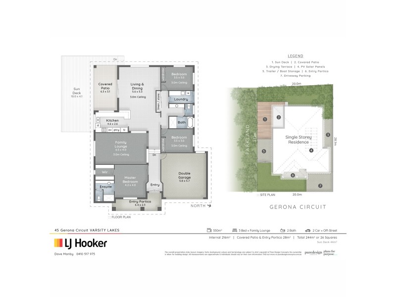 45 Gerona Circuit, Varsity Lakes QLD 4227 Floorplan