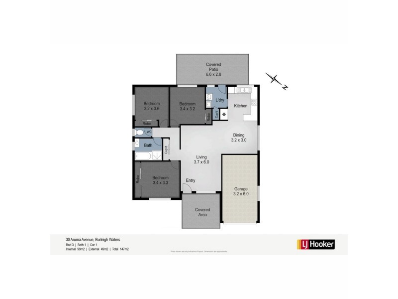 30 Aruma Avenue, Burleigh Waters QLD 4220 Floorplan