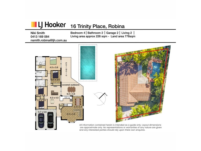 16 Trinity Place, Robina QLD 4226 Floorplan