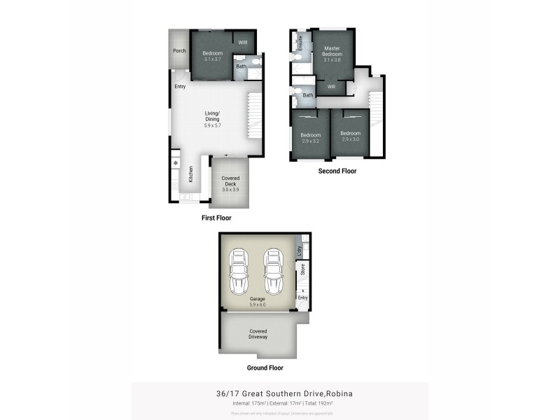 36/17 Great Southern Drive, Robina QLD 4226 Floorplan