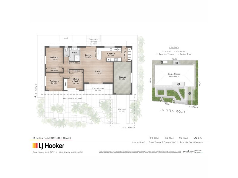 14 Ikkina Road, Burleigh Heads QLD 4220 Floorplan