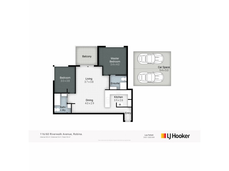 116/60 Riverwalk Avenue, Robina QLD 4226 Floorplan