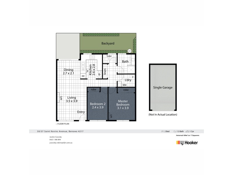 50/37 St Kevins Avenue, Benowa QLD 4217 Floorplan