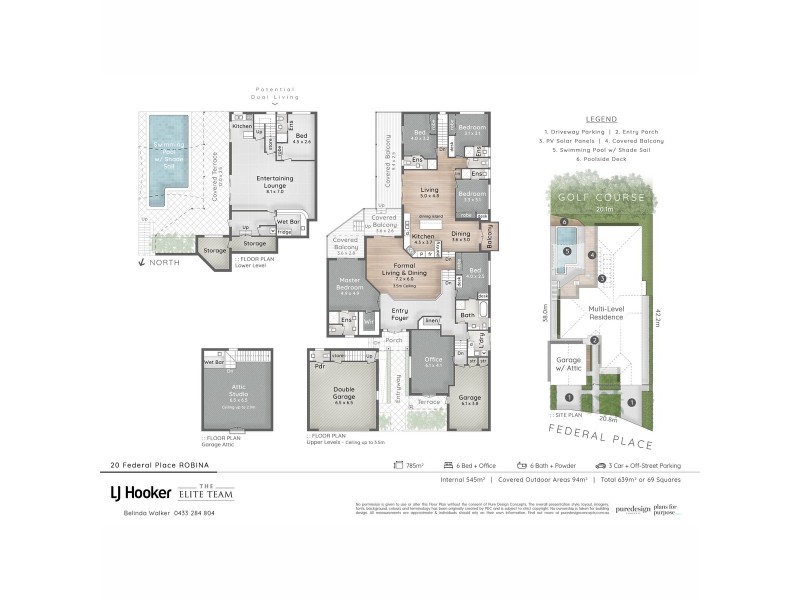 20 Federal Place, Robina QLD 4226 Floorplan