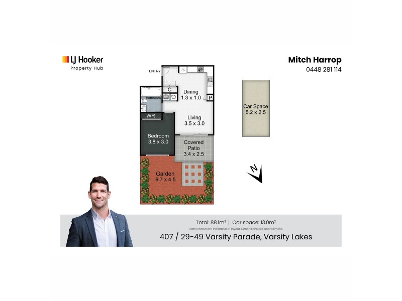 407/29-49 Varsity Parade, Varsity Lakes QLD 4227 Floorplan