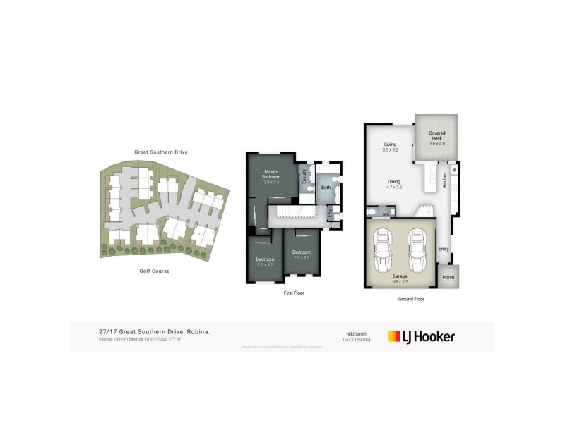 27/17 Great Southern Drive, Robina QLD 4226 Floorplan