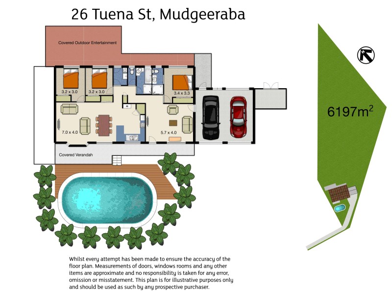 26 Tuena Street, Mudgeeraba QLD 4213 Floorplan