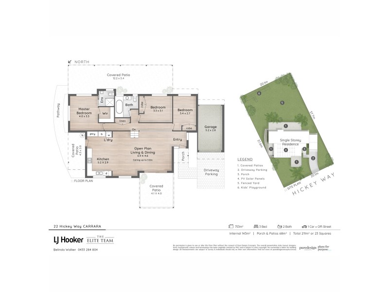 22 Hickey Way, Carrara QLD 4211 Floorplan