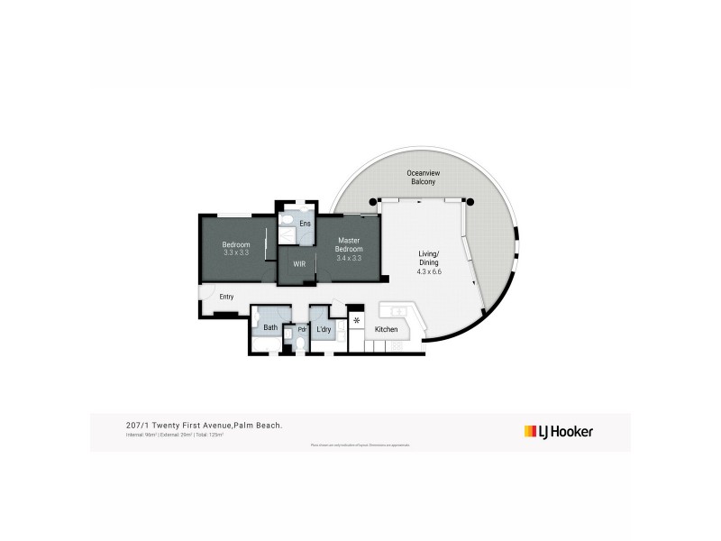 Unit 207/1 Twenty First Avenue, Palm Beach QLD 4221 Floorplan