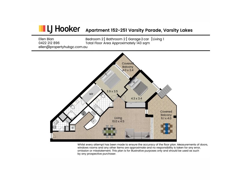 152/251 Varsity Parade, Varsity Lakes QLD 4227 Floorplan