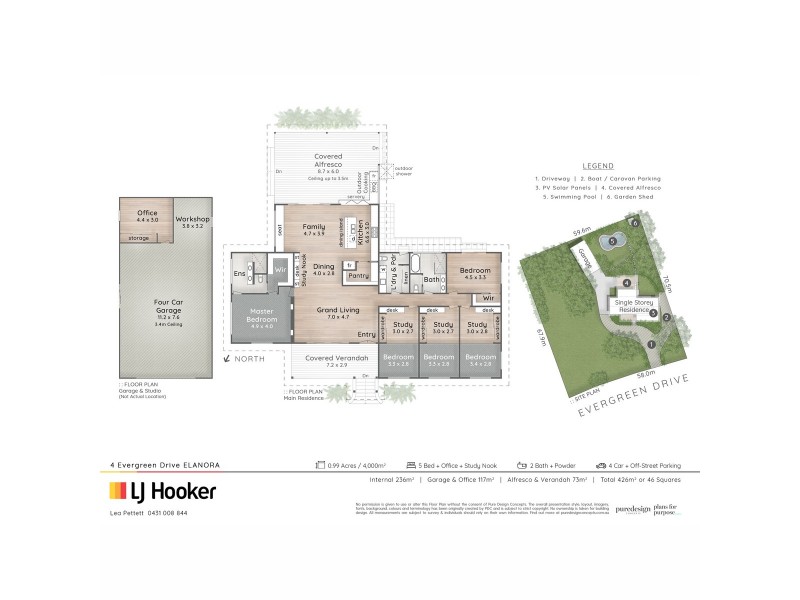 4 Evergreen Drive, Elanora QLD 4221 Floorplan