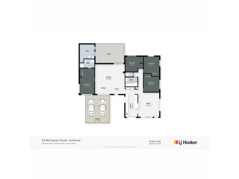 33 McCowan Street, Ashmore QLD 4214 Floorplan