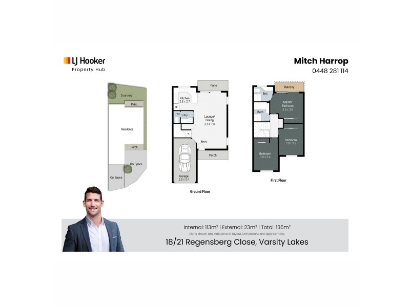 18/21 Regensberg Close, Varsity Lakes QLD 4227 Floorplan