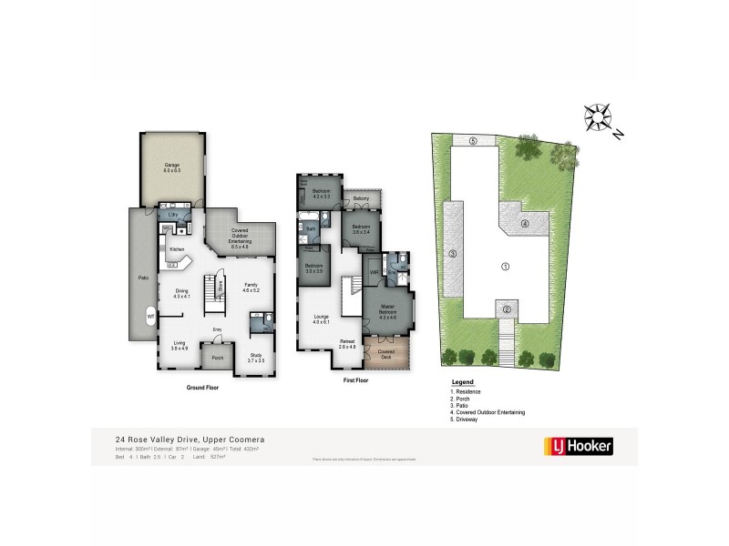 24 Rose Valley Drive, Upper Coomera QLD 4209 Floorplan