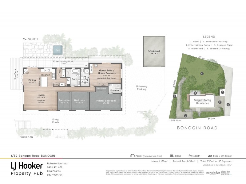 1/52 Bonogin Road, Mudgeeraba QLD 4213 Floorplan