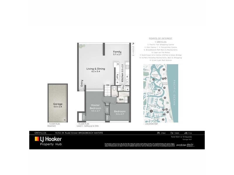 11/32-34 Rudd Street, Broadbeach Waters QLD 4218 Floorplan