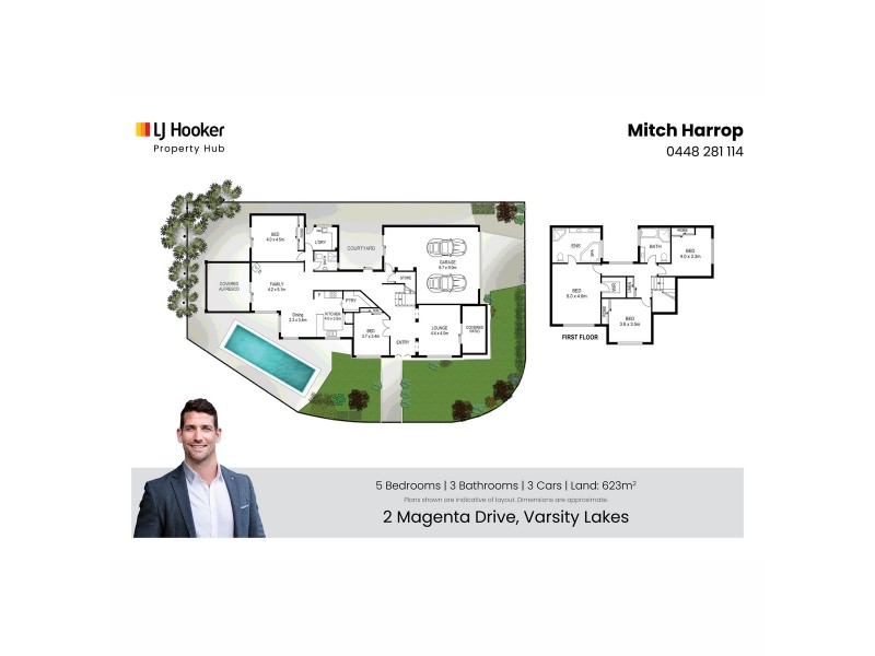 2 Magenta Drive, Varsity Lakes QLD 4227 Floorplan
