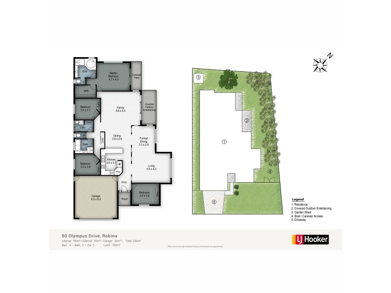 50 Olympus Drive, Robina QLD 4226 Floorplan