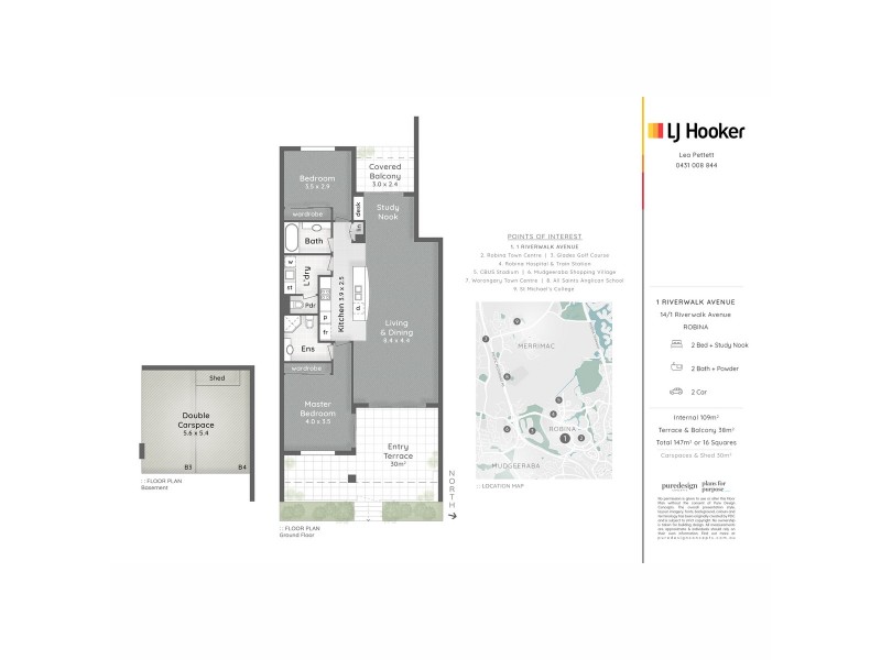 14/1 Riverwalk Avenue, Robina QLD 4226 Floorplan