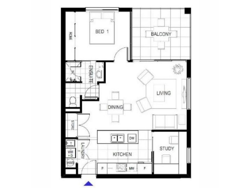 436/33 Lakefront Crescent, Varsity Lakes QLD 4227 Floorplan