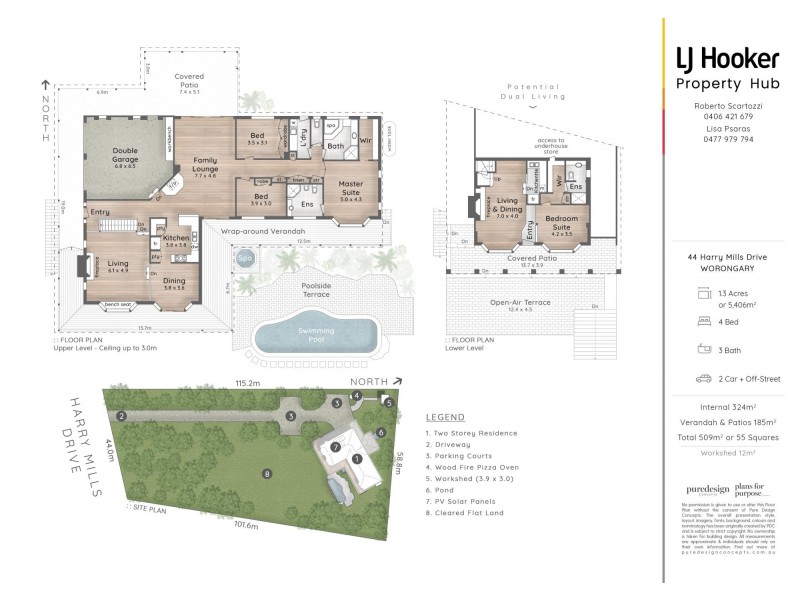 44 Harry Mills Drive, Worongary QLD 4213 Floorplan
