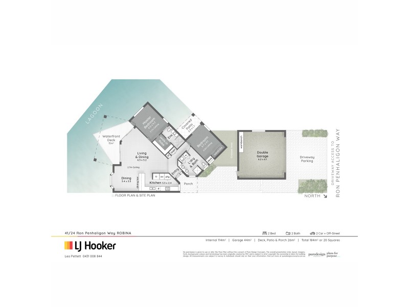 41/24 Ron Penhaligon Way, Robina QLD 4226 Floorplan