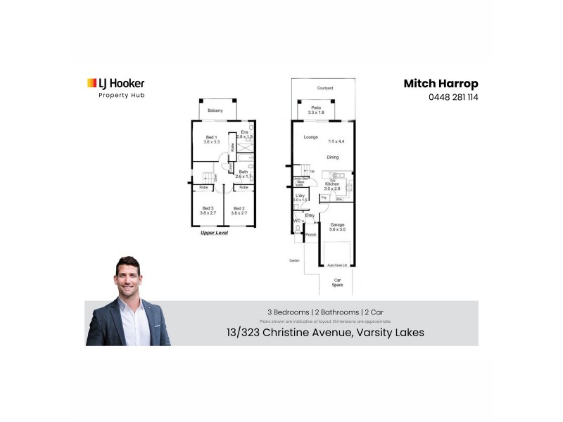 13/323 Christine Avenue, Varsity Lakes QLD 4227 Floorplan