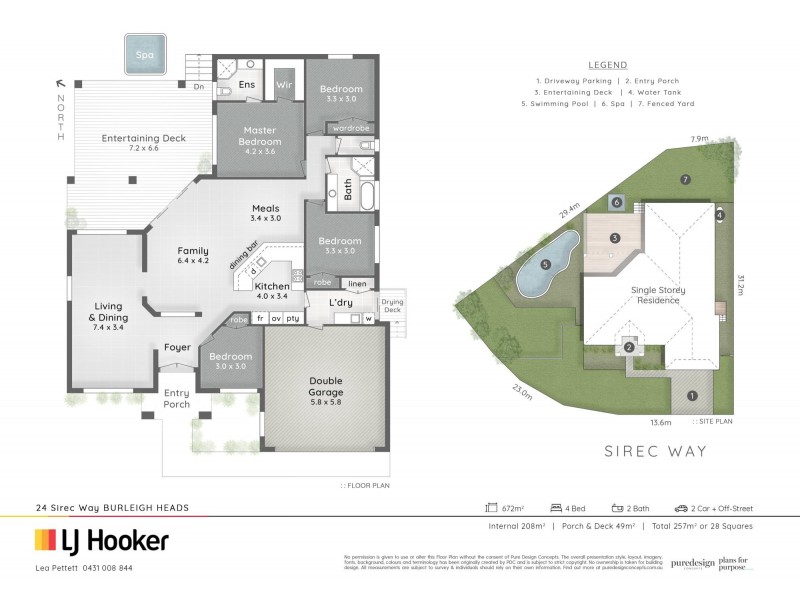 24 Sirec Way, Burleigh Heads QLD 4220 Floorplan