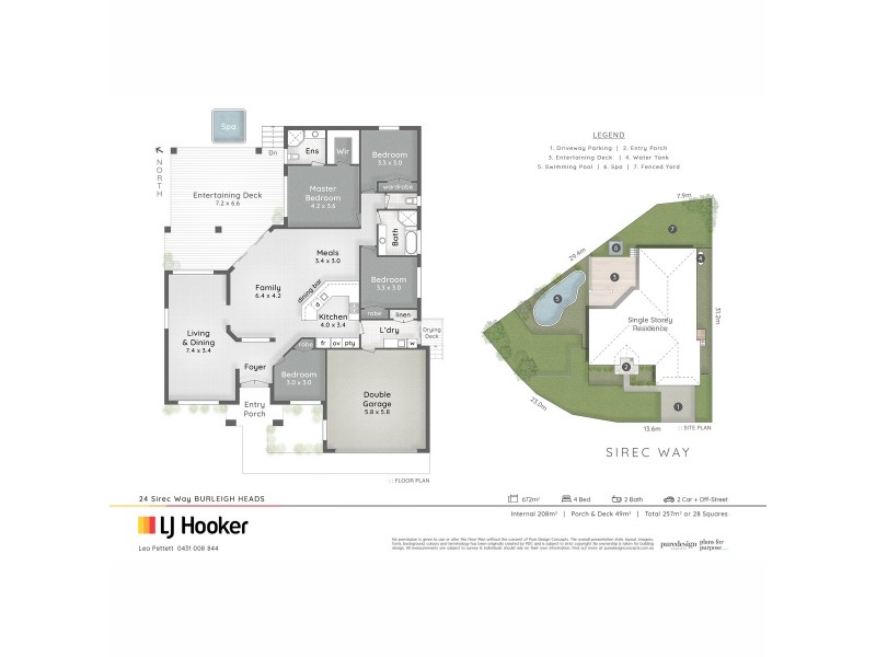 24 Sirec Way, Burleigh Heads QLD 4220 Floorplan